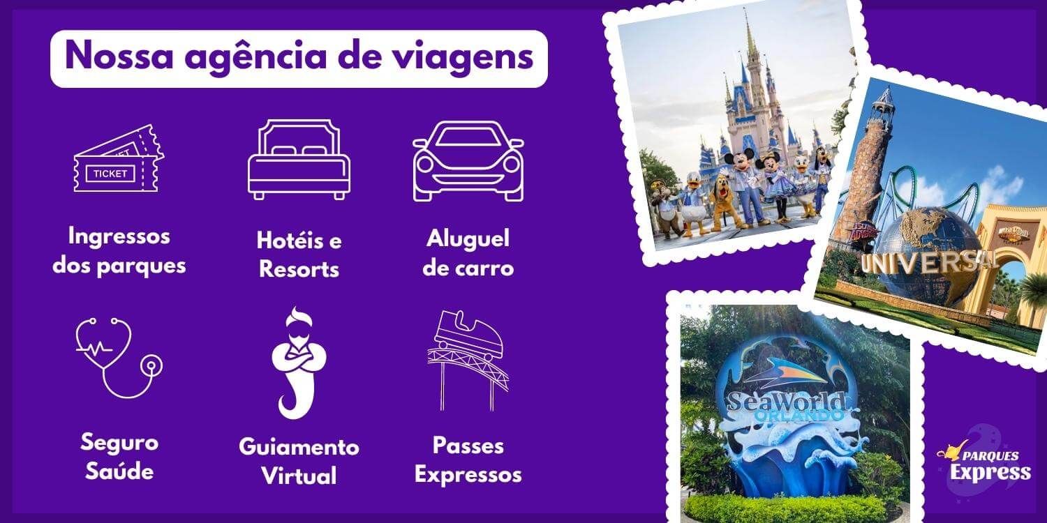 Compre aqui seus ingressos Disney, Universal e SeaWorld